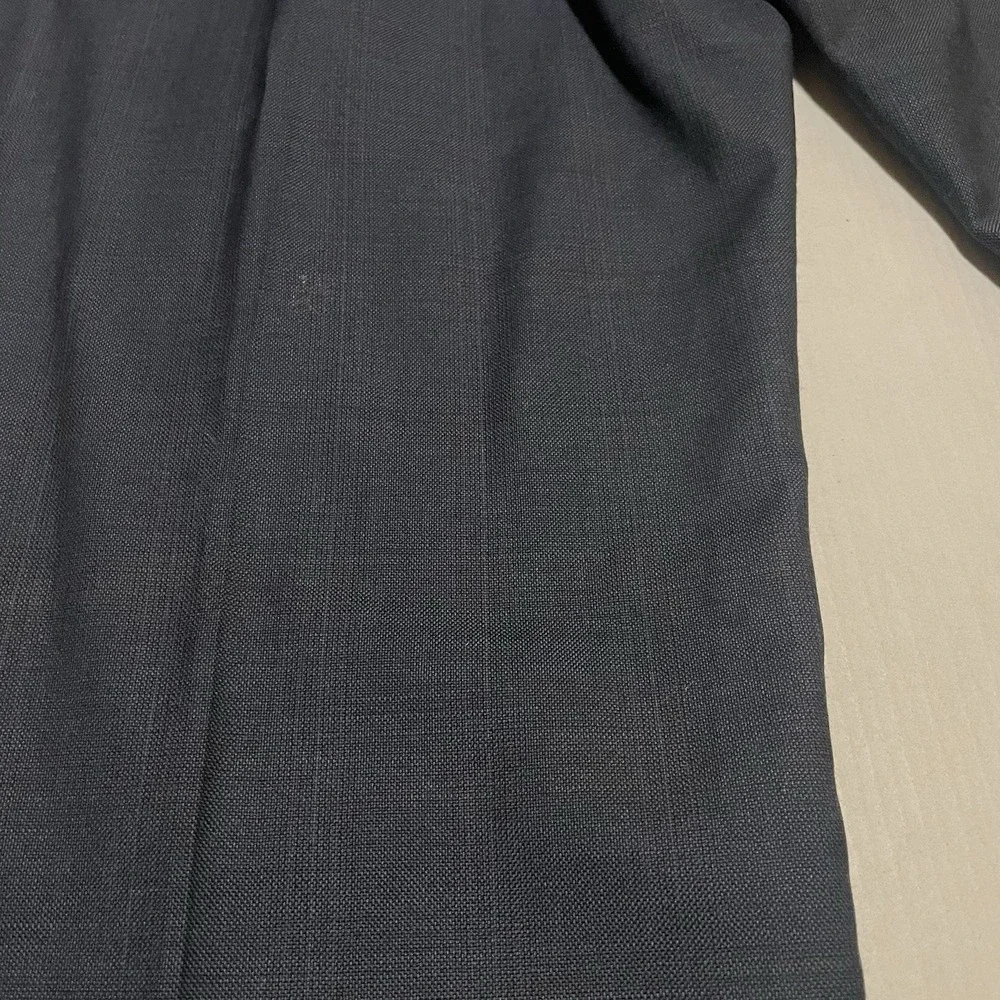 NWT Tommy Hilfiger Men's‎ Size 38 UNFINISHED HEM Worsted Wool Pants Blue Plaid